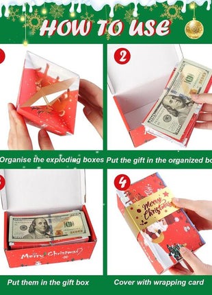 Surprise Gift Box Explosion Unique Folding Bouncing Red Envelope Cash Box