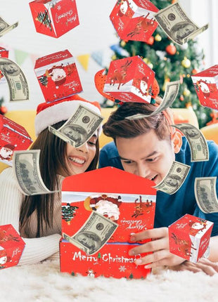 Surprise Gift Box Explosion Unique Folding Bouncing Red Envelope Cash Box